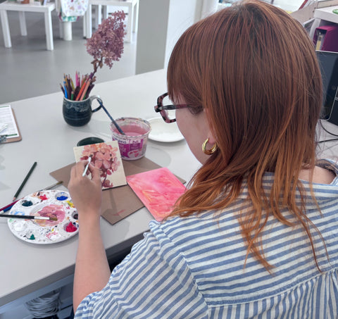 Expressive Acrylics Sampler Class - Arts and Heritage St. Albert