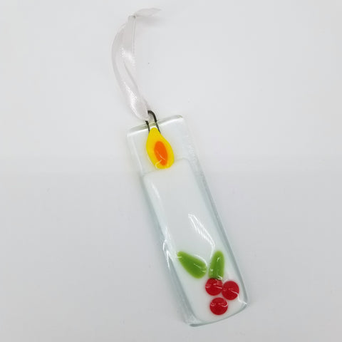 Handmade Glass Candle Ornaments