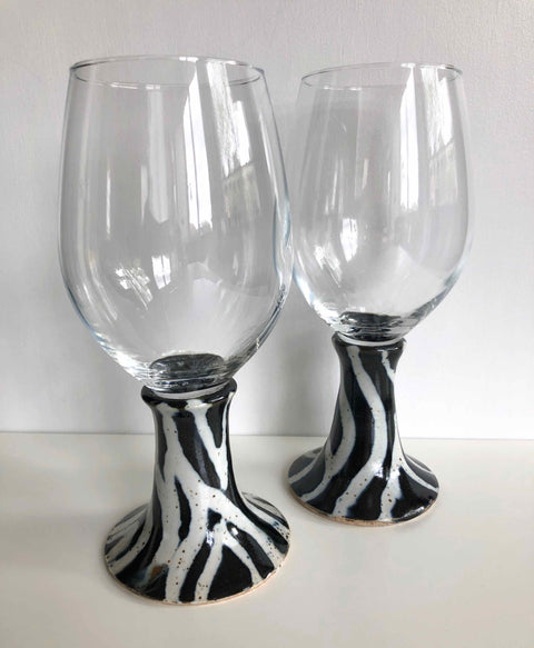 Glass Wine Goblets - Arts and Heritage St. Albert