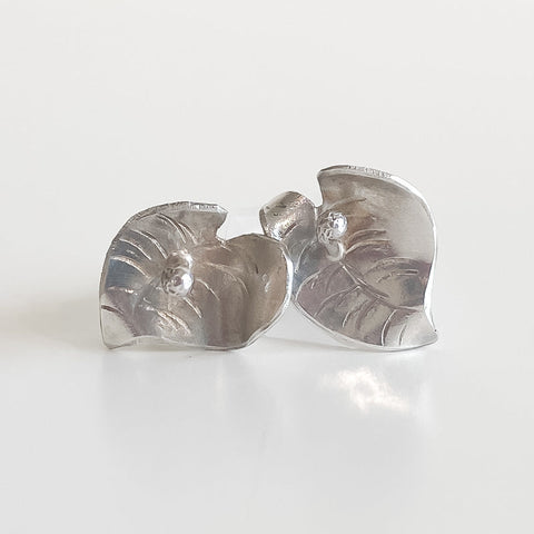 Pure Silver Floral Studs