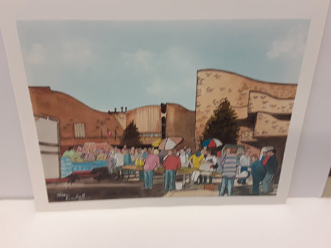 Alan Nuttall Print Farmer's Market St. Albert - Arts and Heritage St. Albert