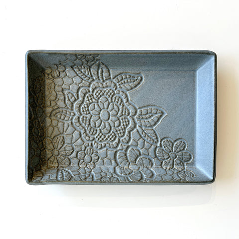 Medium Grey/Blue Plate Imprinted