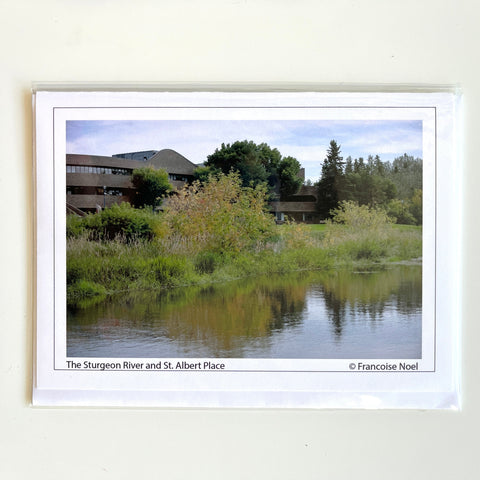 Francoise Noel Cards The Sturgeon River and St. Albert Place - Arts and Heritage St. Albert