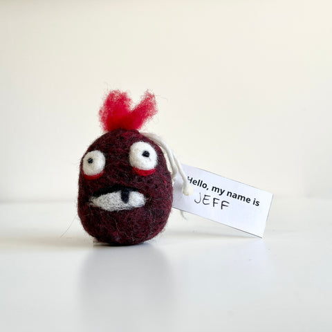 Felted Ornaments Jeff - Arts and Heritage St. Albert