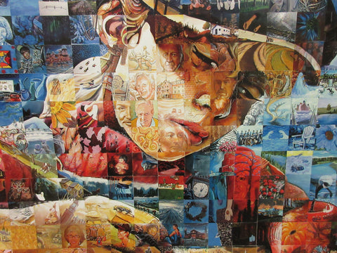 Mural print, large - Lewis Lavoie - Arts and Heritage St. Albert