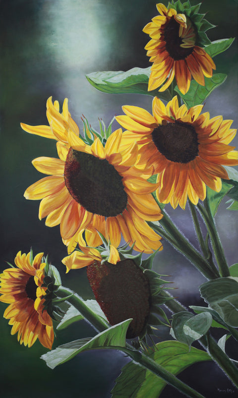 Floral Series Art Cards by Memory Roth