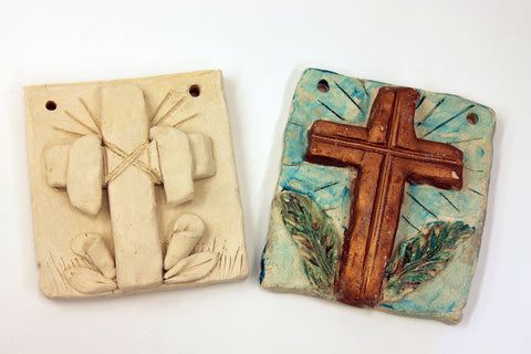 Seasonal + Holidays – Clay Projects (Division I) Easter Cross - Arts and Heritage St. Albert