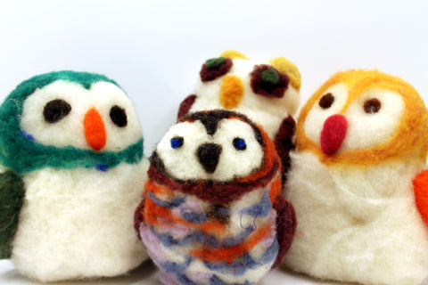 Needle Felted Owl (In-Person) - Arts and Heritage St. Albert