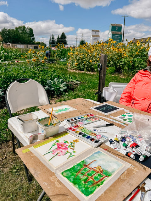 Craft + Conversation: Botanical Watercolours - Arts and Heritage St. Albert