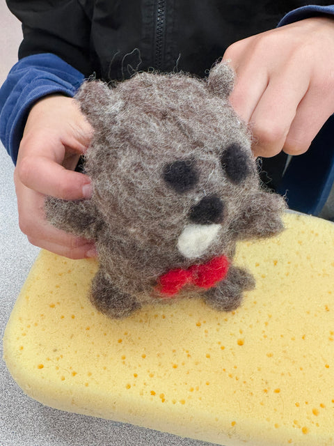 Needle Felted Beaver - Arts and Heritage St. Albert