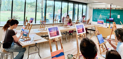 Acrylic Painting – Expressive Landscapes