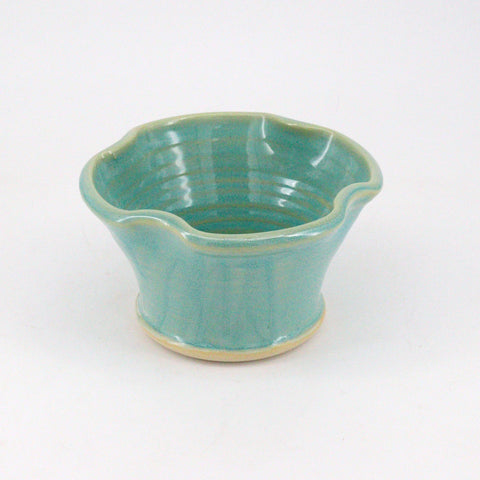 Small Light Green Quatrefoil Bowl