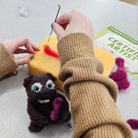 Felted Beaver + Fur Trade History Program (Paired Experience) - Arts and Heritage St. Albert