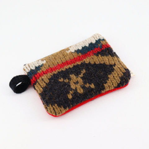 Upcycled "Birch Pouch" Zippered Bag