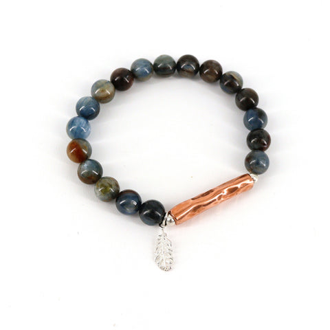 Handcrafted Gemstone Beaded Stretch Bracelets