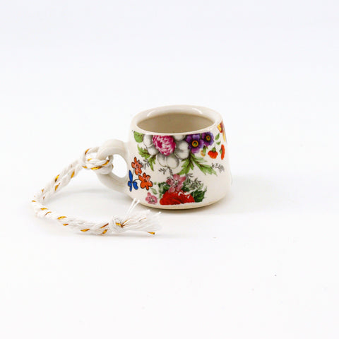 Handmade Ceramic Mug Ornament Style 1 - Arts and Heritage St. Albert