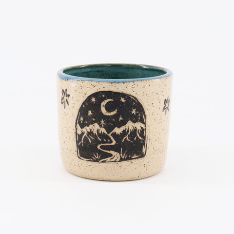 Handmade Ceramic Raven Cups