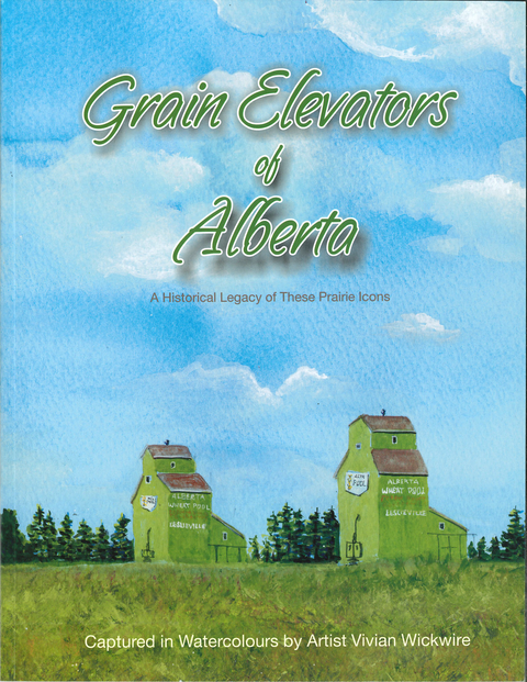 Grain Elevators of Alberta Watercolours