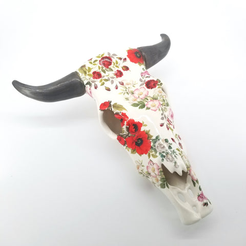 Ceramic Cow Skull