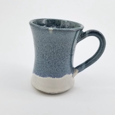 White & Blue Handmade Mug