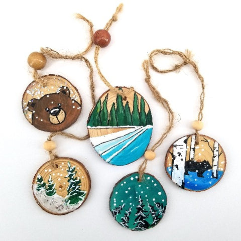 Wooden Christmas Ornaments
