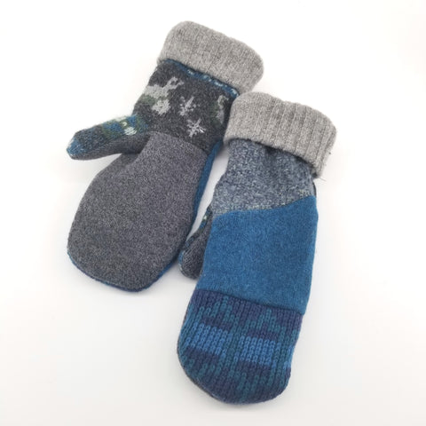 Handmade Upcycled Wool Mittens