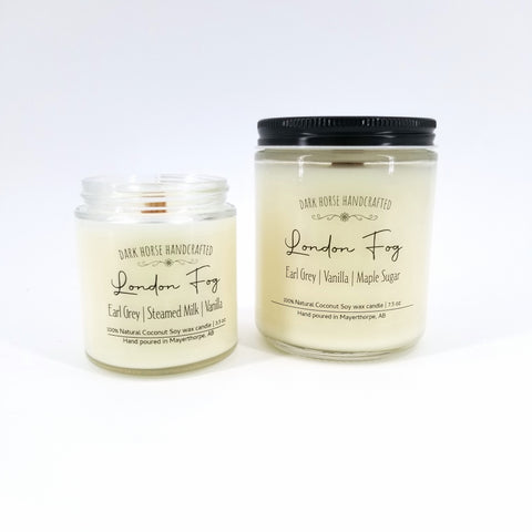 'London Fog' Hand Poured Scented Candle