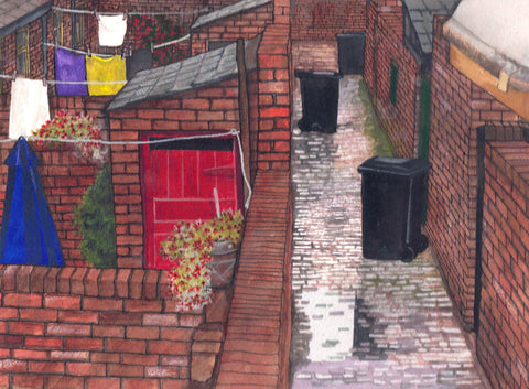 "Coronation Street Manchester" Art Print