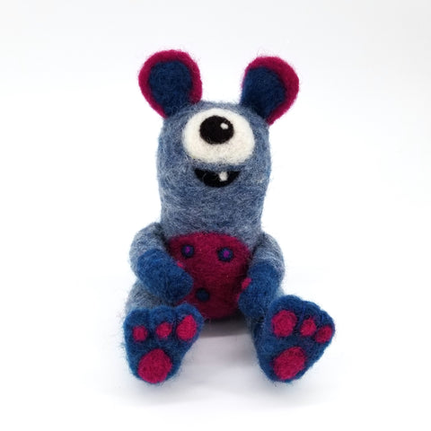 Felted Monster Sculptures