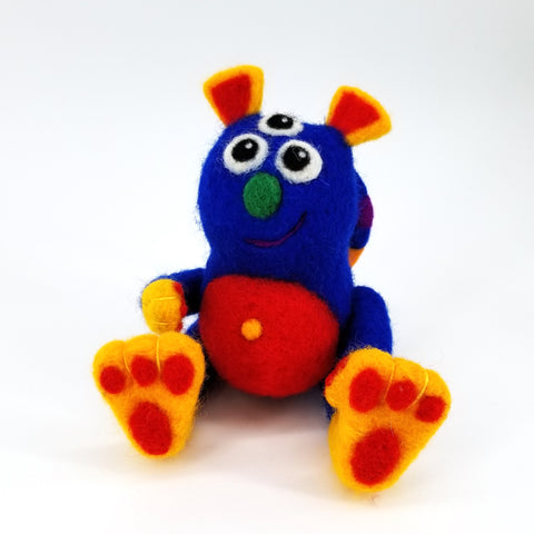 Felted Monster Sculptures