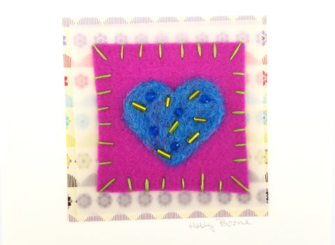 Holly Boone Art Cards - Single Hearts - Arts and Heritage St. Albert