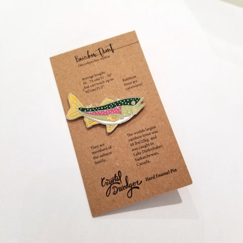 Gold Plated Enamel Animal Pins Rainbow Tout - Arts and Heritage St. Albert