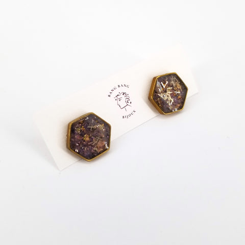 'To The Sea' Galaxy Studs - Large Hexagon