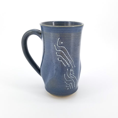 Blue Slip Deco Mugs