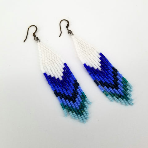 Beaded Fringe Earrings