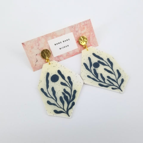 'Clay Classics' Line Drawing Earrings