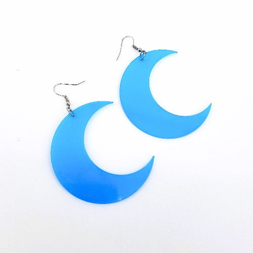 Rustic Crescent Moon Earrings — Yarrow Mae