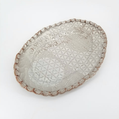 Prairie Embossed Print Platter