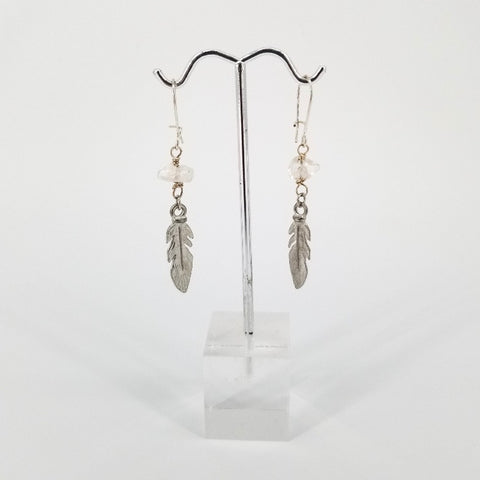 'Plume' Boho Feather Earrings