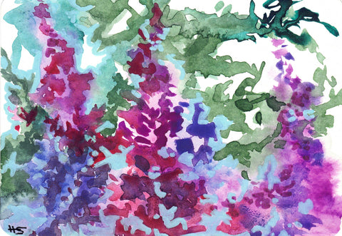 'Floral Series' Original Watercolours