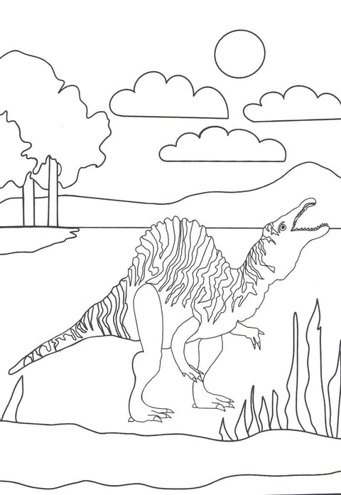 Dinosaur Colouring and Activity - Arts and Heritage St. Albert