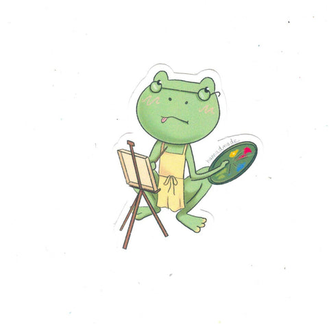 Stickers by Hanna Dotzenroth Artist Frog - Arts and Heritage St. Albert