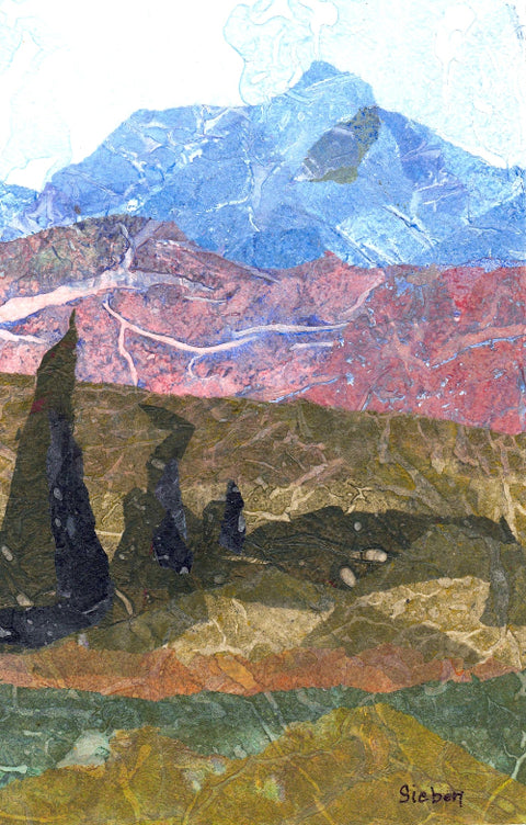 'Landscape Series' Original Collaged Art Cards - Arts and Heritage St. Albert