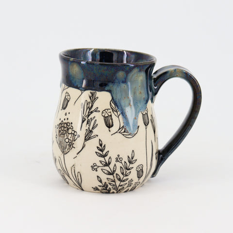 Floral Pattern Mugs Style 2 - Arts and Heritage St. Albert
