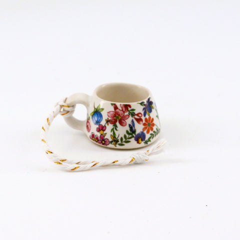 Handmade Ceramic Mug Ornament Style 2 - Arts and Heritage St. Albert