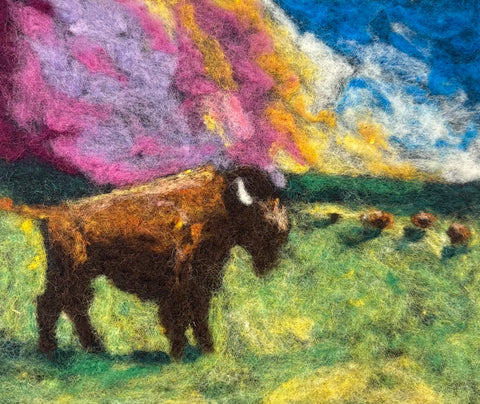 Needle Felting Scene - Arts and Heritage St. Albert