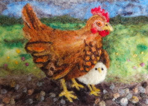 Needle Felting Scene - Arts and Heritage St. Albert