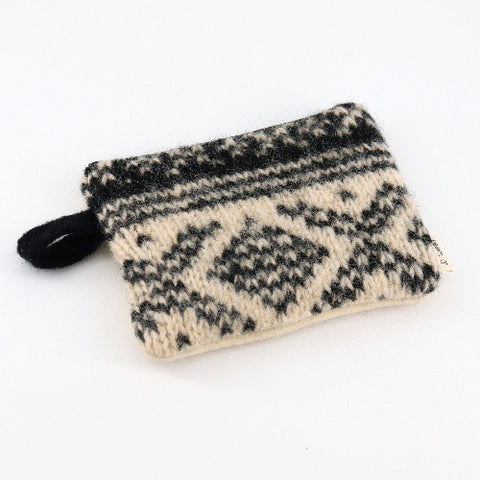 Upcycled "Birch Pouch" Zippered Bag