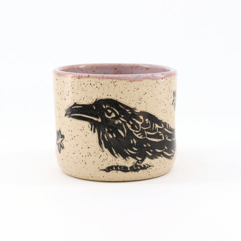 Handmade Ceramic Raven Cups