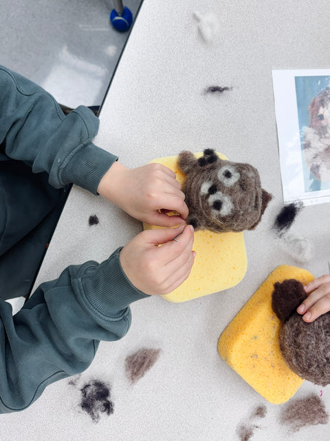 Needle Felted Beaver - Arts and Heritage St. Albert